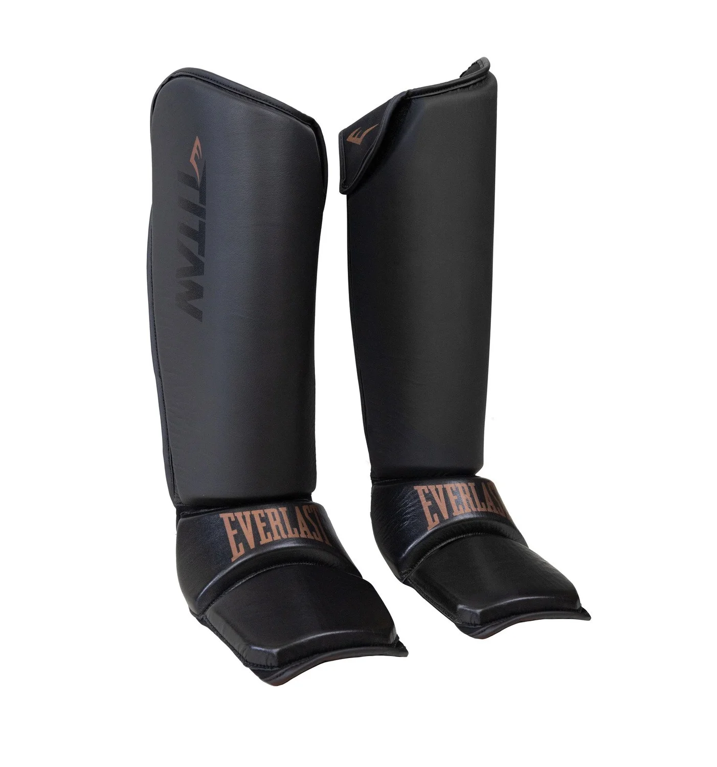 espinillera mma everlast titan pro, protección para la pierna