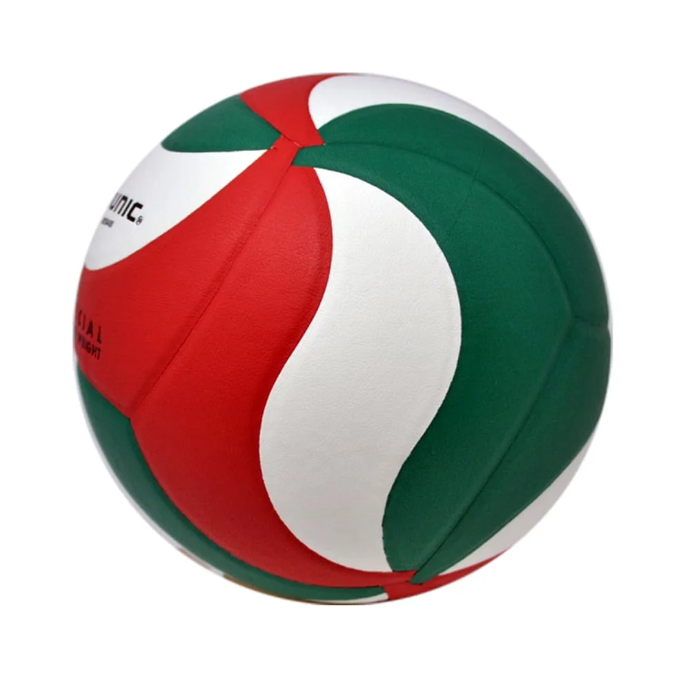 detalles del balon de voleibol runic, material de cuero sintético laminado