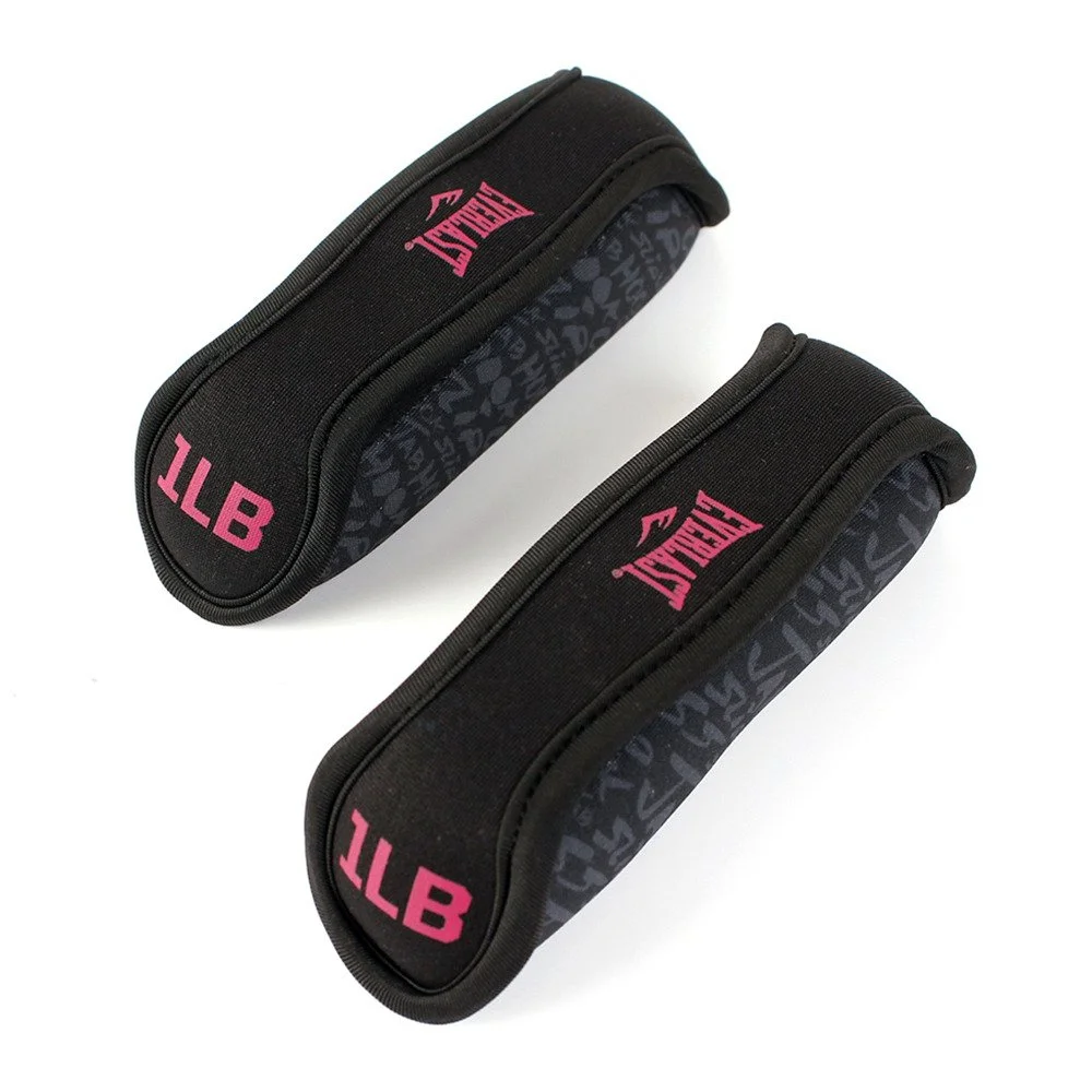 Pesas de mano Everlast 2lb acolchadas duraderas