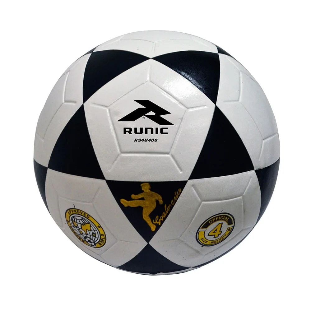 balon de futboll resistente runic de cuero sintetico