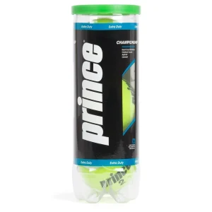 pelotas de tenis champ prince, pack de 3 unidades en tubo