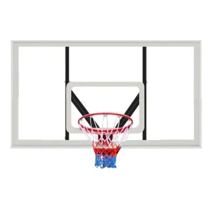 tablero de baloncesto aro con resorte de vidrio templado