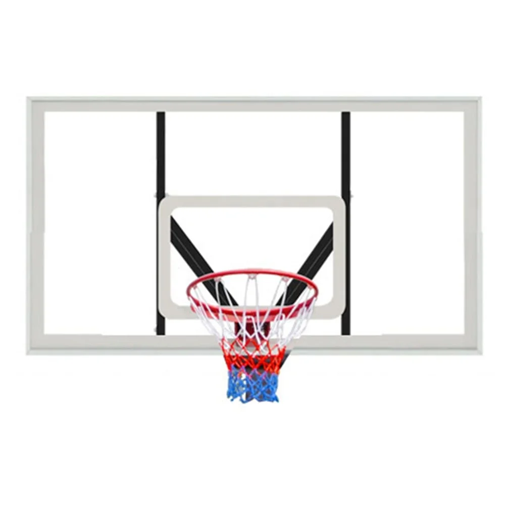 tablero de baloncesto aro con resorte de vidrio templado