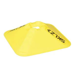 cono de agilidad sklz resistente, material pop-back