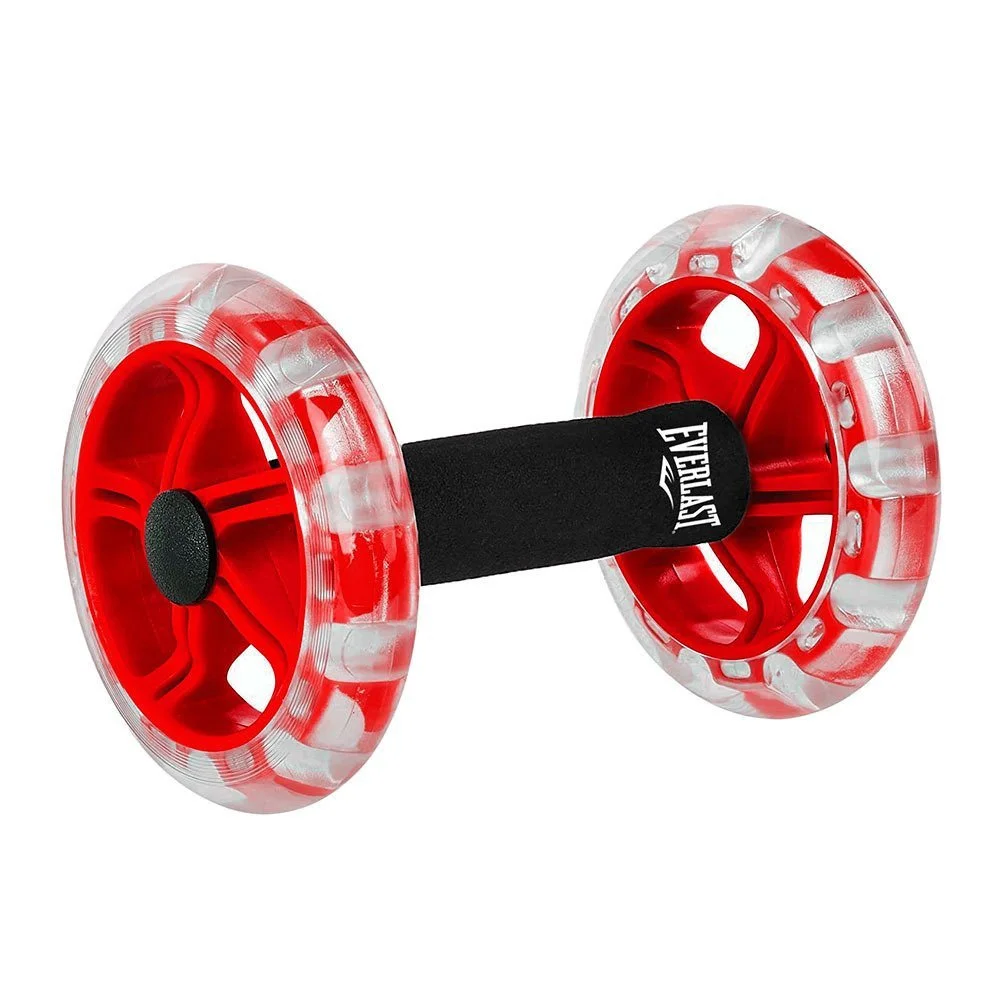 Rueda Abdominal Everlast Portátil con mangos de foam ergonómico