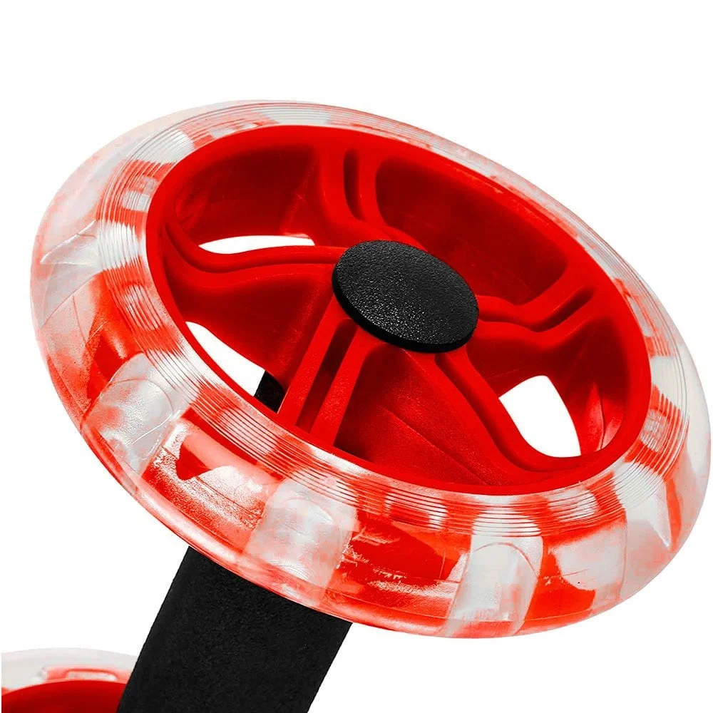 Rueda Abdominal Everlast Portátil con ruedas laterales para control