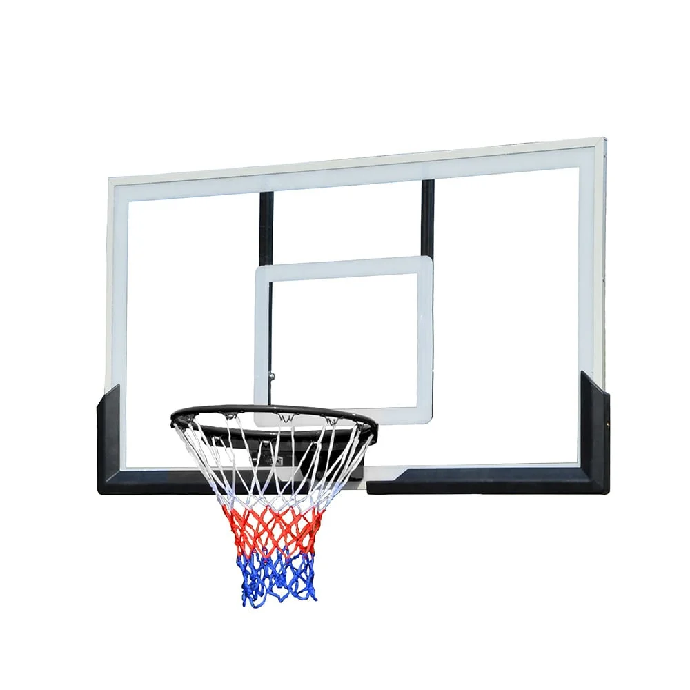 detalle del aro y la red del tablero de baloncesto
