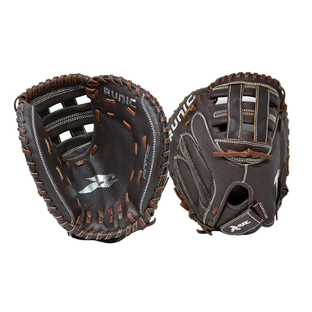 detalles de la mascota de catcher softbol runic, telas transpirables