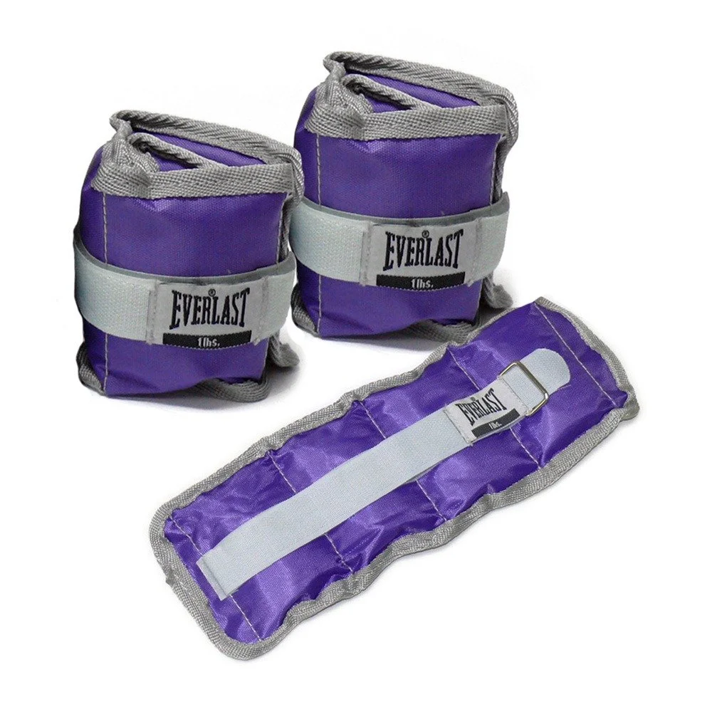 Pesas de tobillo y muñeca Everlast con construcción duradera