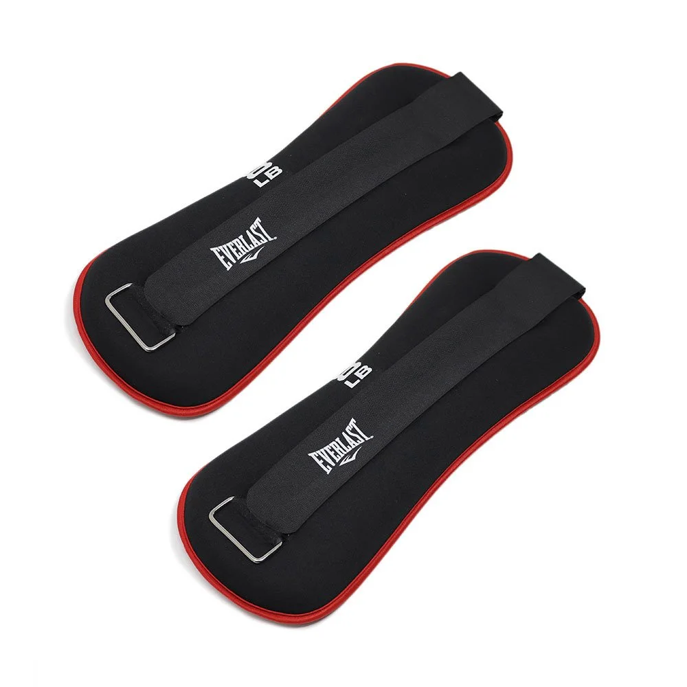 Pesas tobilleras Everlast ajustables con diseño ergonómico