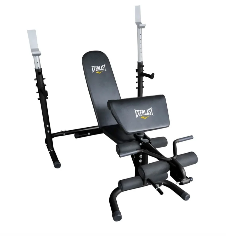 Banco multifuncional p/squat Everlast gimnasio