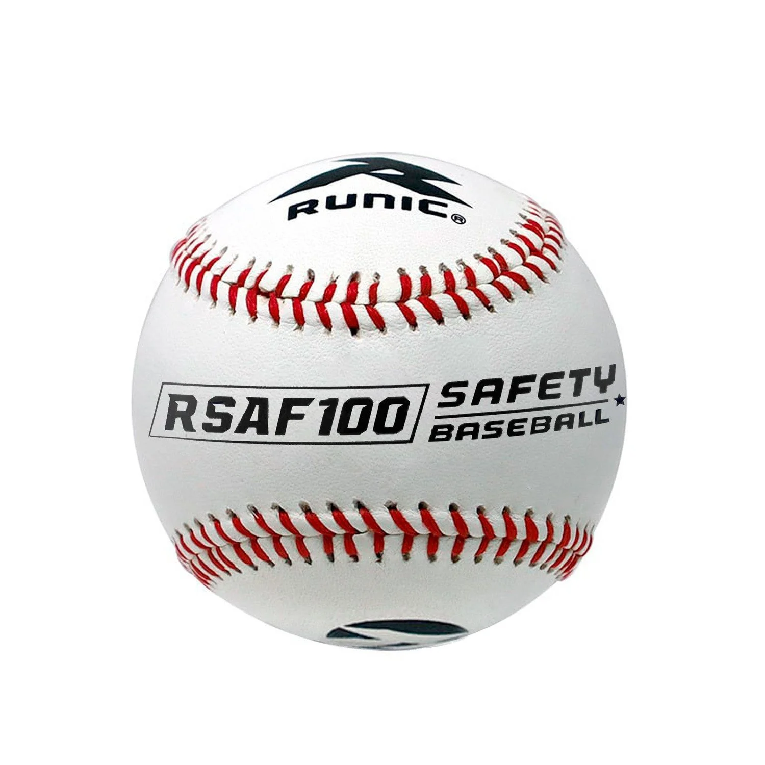 bola de baseball 9 pulgadas runic soft de cuero sintético