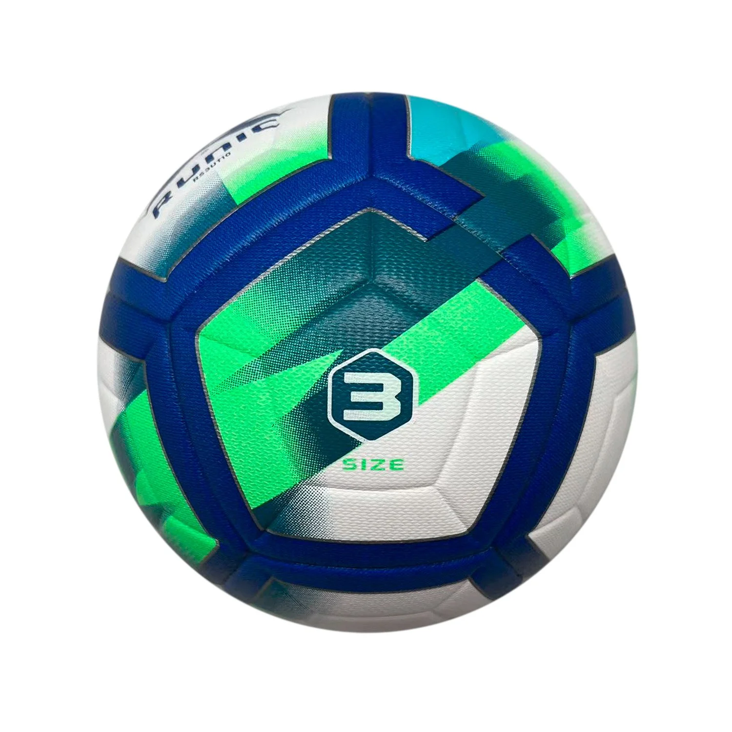 detalle del balon de futbol runic resistente con telas transpirables