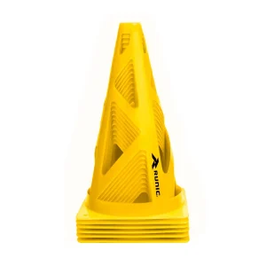 conos de entrenamiento runic 9" set amarillo