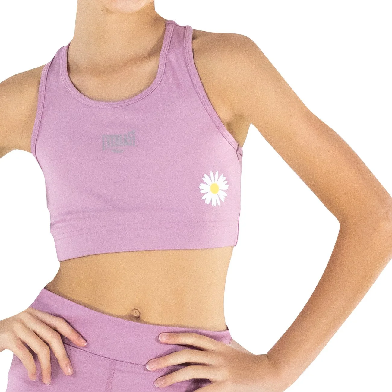 detalle del bra everlast jr daisy, tela transpirable