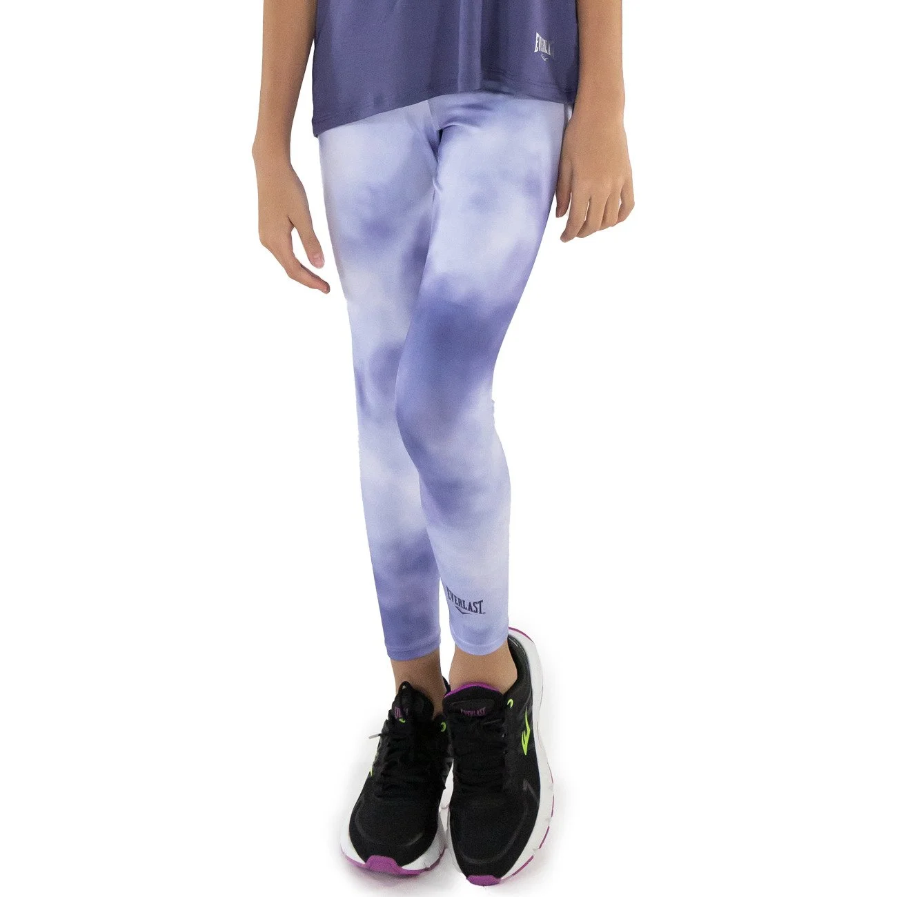 Legging Everlast Jr Misty para niñas, poliéster y spandex