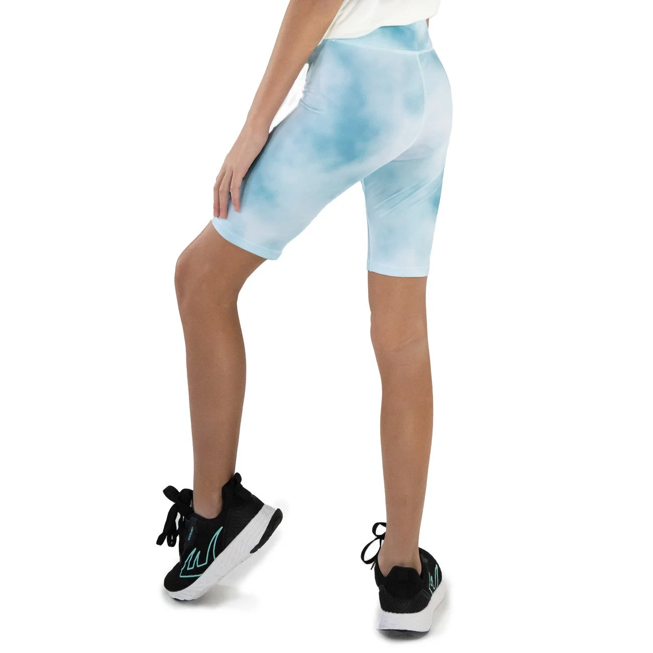 detalle de la costura del biker short everlast jr misty