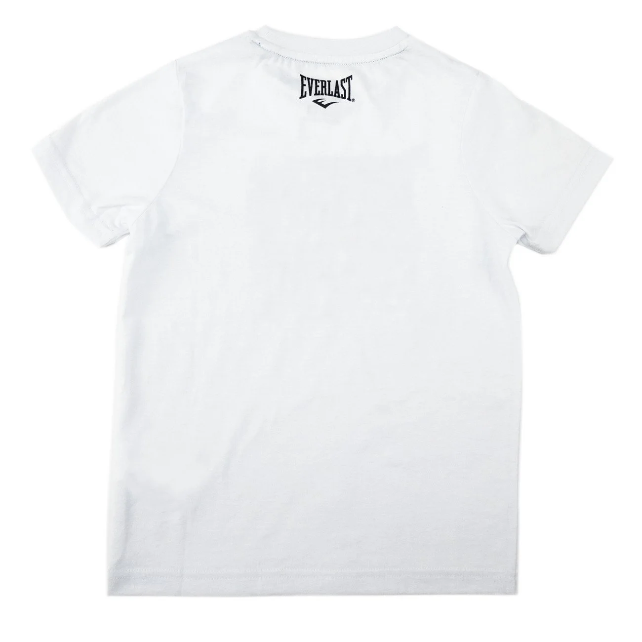 detalles del t-shirt everlast block, cuello y manga
