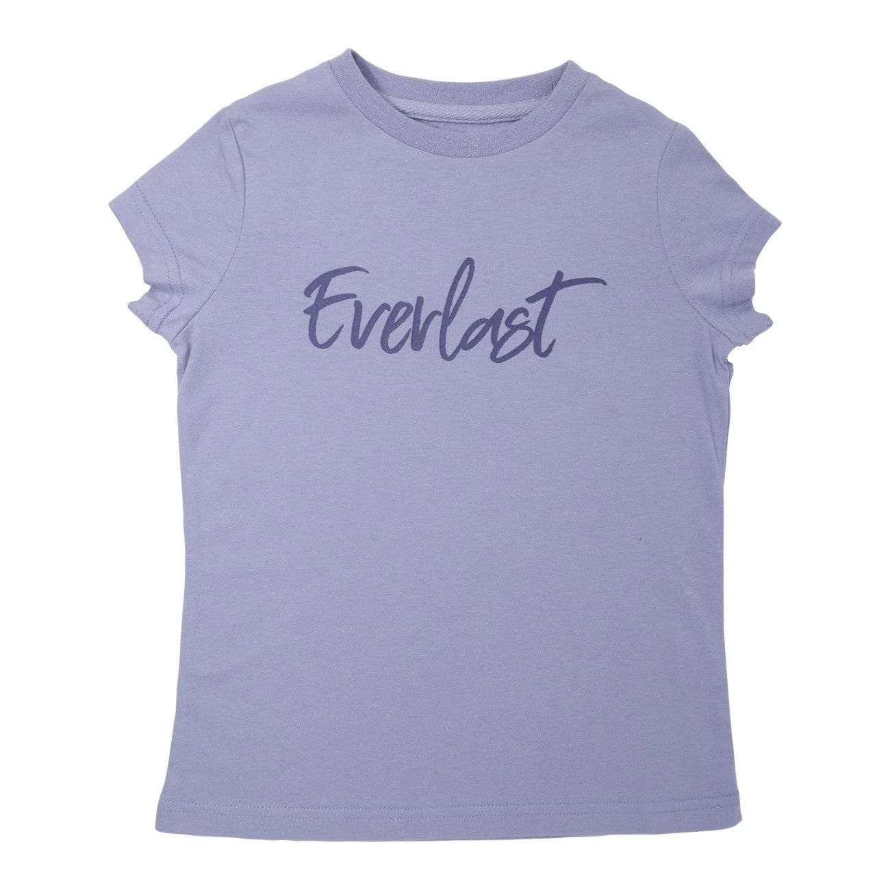 t-shirt everlast jr logo para niñas, transpirable y suave