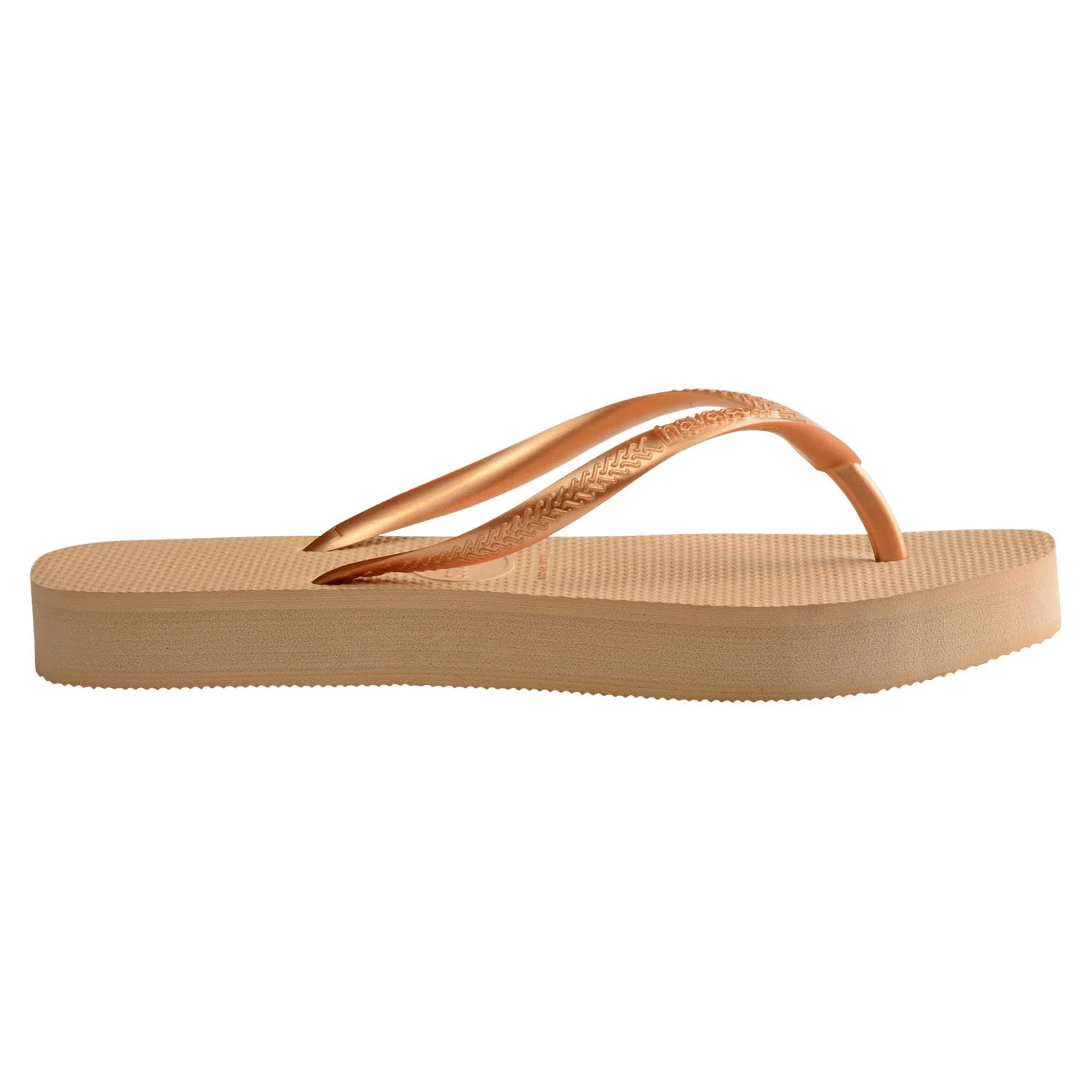 detalle del talón, sandalias havaianas