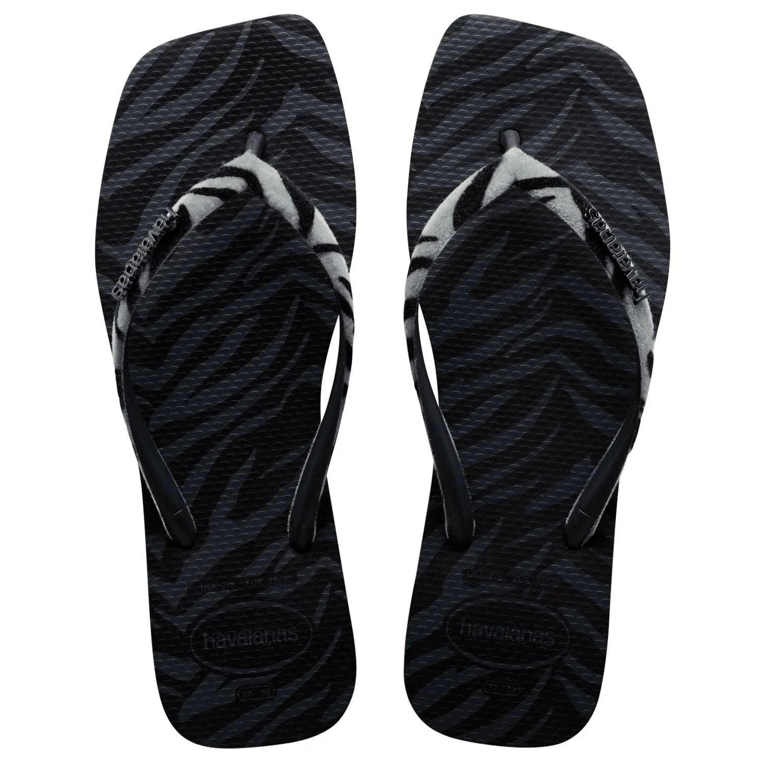 sandalias havaianas sl squar velvet, sandalias de caucho