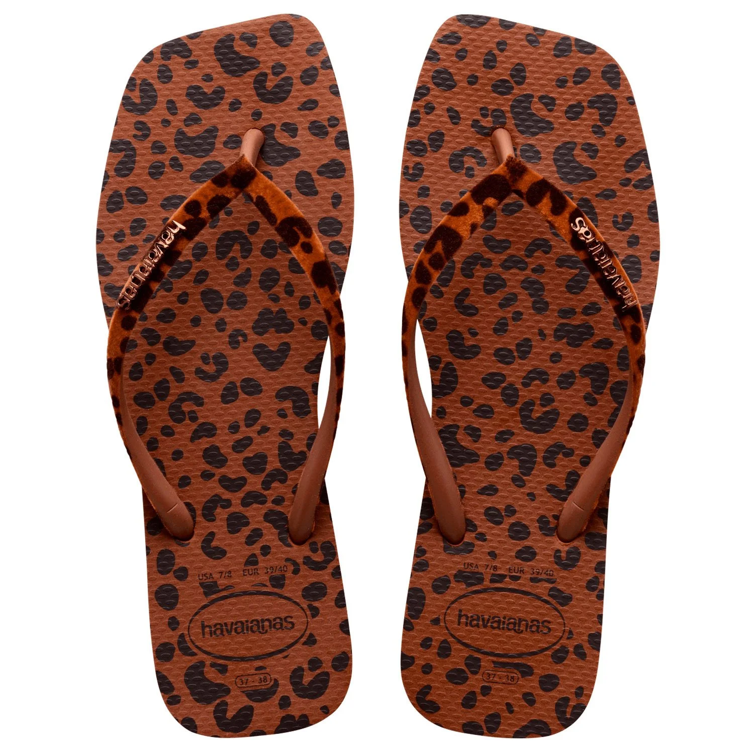 sandalias havaianas sl squar velvet fc, sandalias de caucho