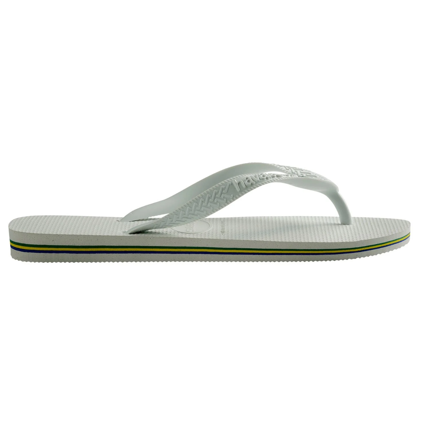 detalle de la suela de las sandalias havaianas