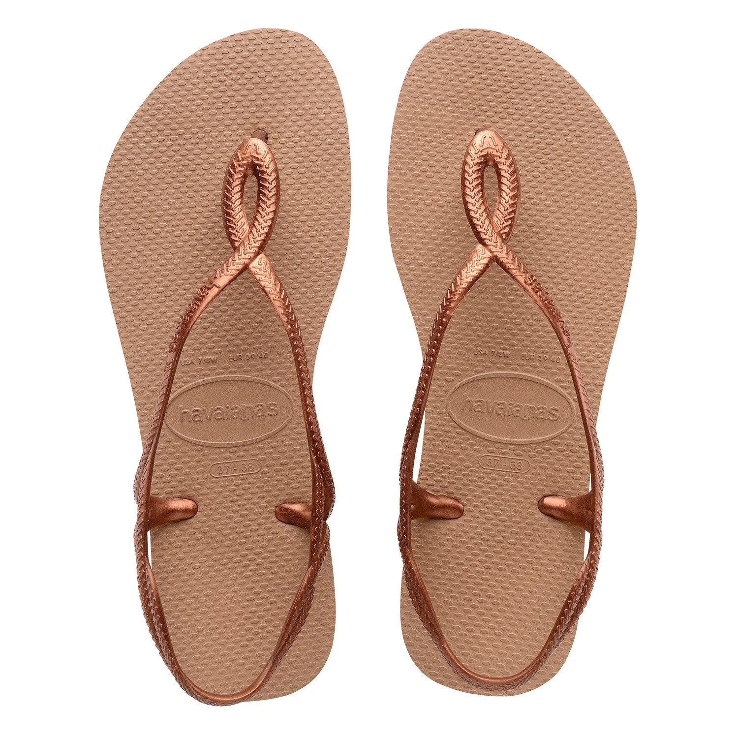 sandalias havaianas originales luna fc, sandalias de caucho