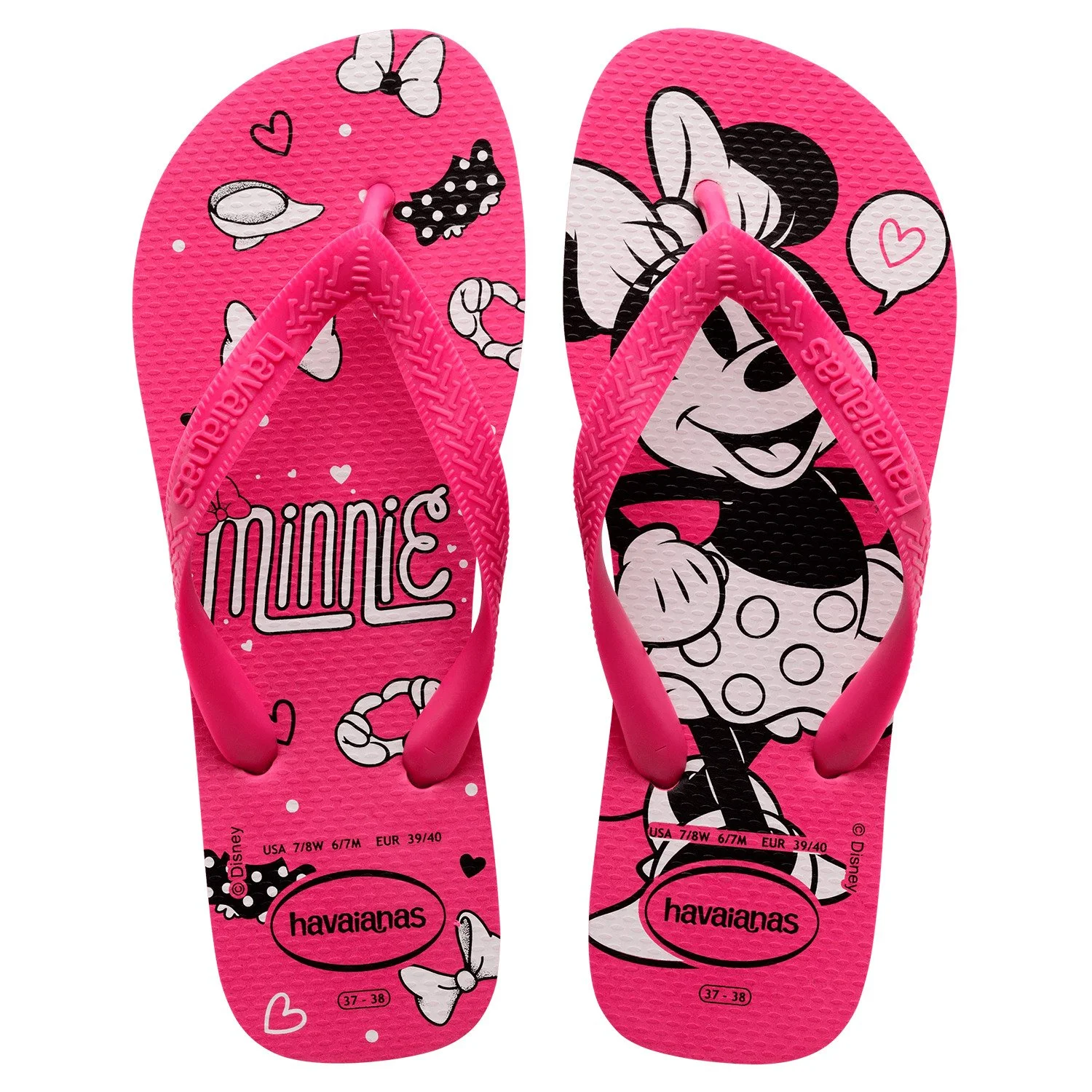 sandalias havaianas top disney fc de caucho