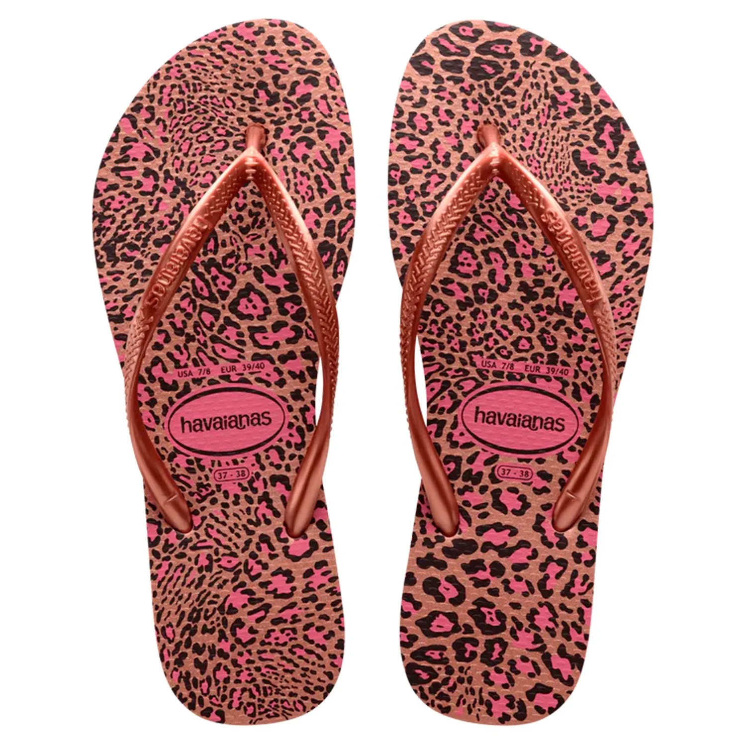 sandalias havaianas slim animals ligeras de caucho