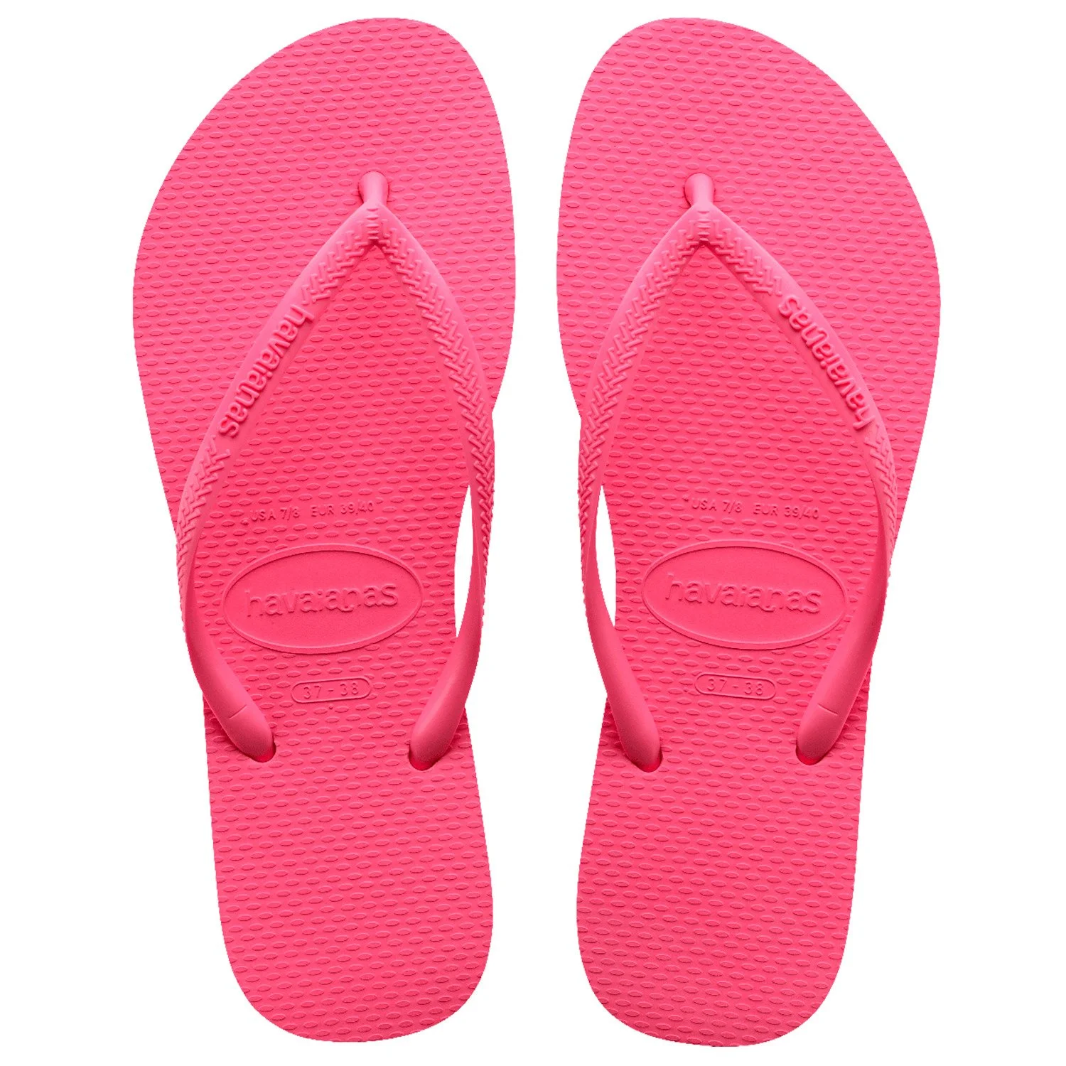 sandalias originales havaianas slim fc de caucho