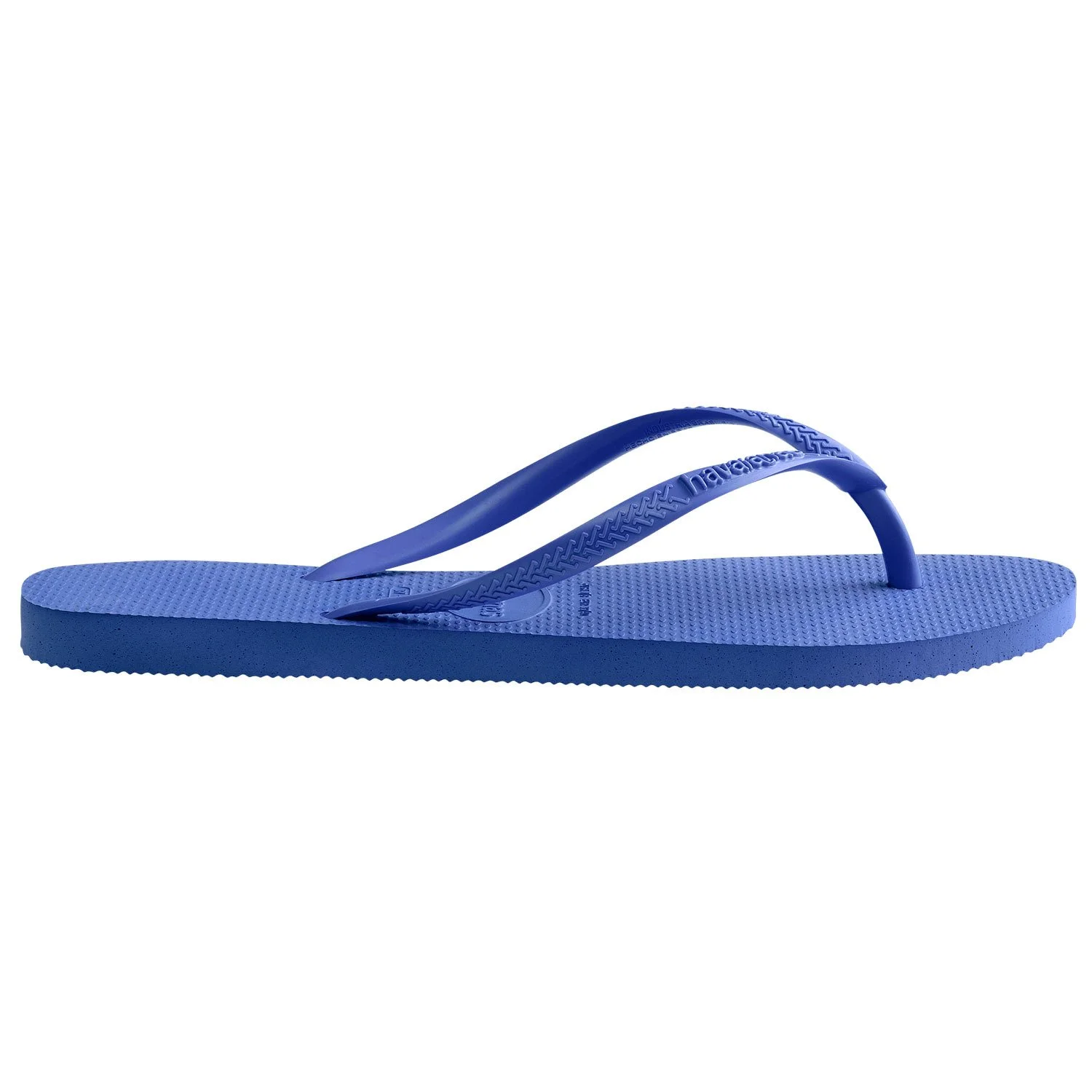 detalles de la suela de las sandalias havaianas slim fc