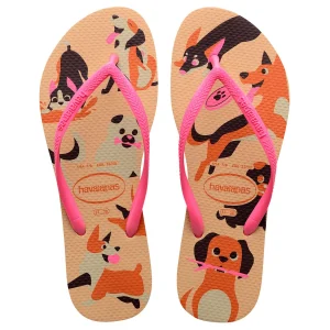 sandalias havaianas slim pets fc moda, sandalias de caucho