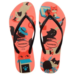 sandalias havaianas slim pets fc, sandalias de caucho