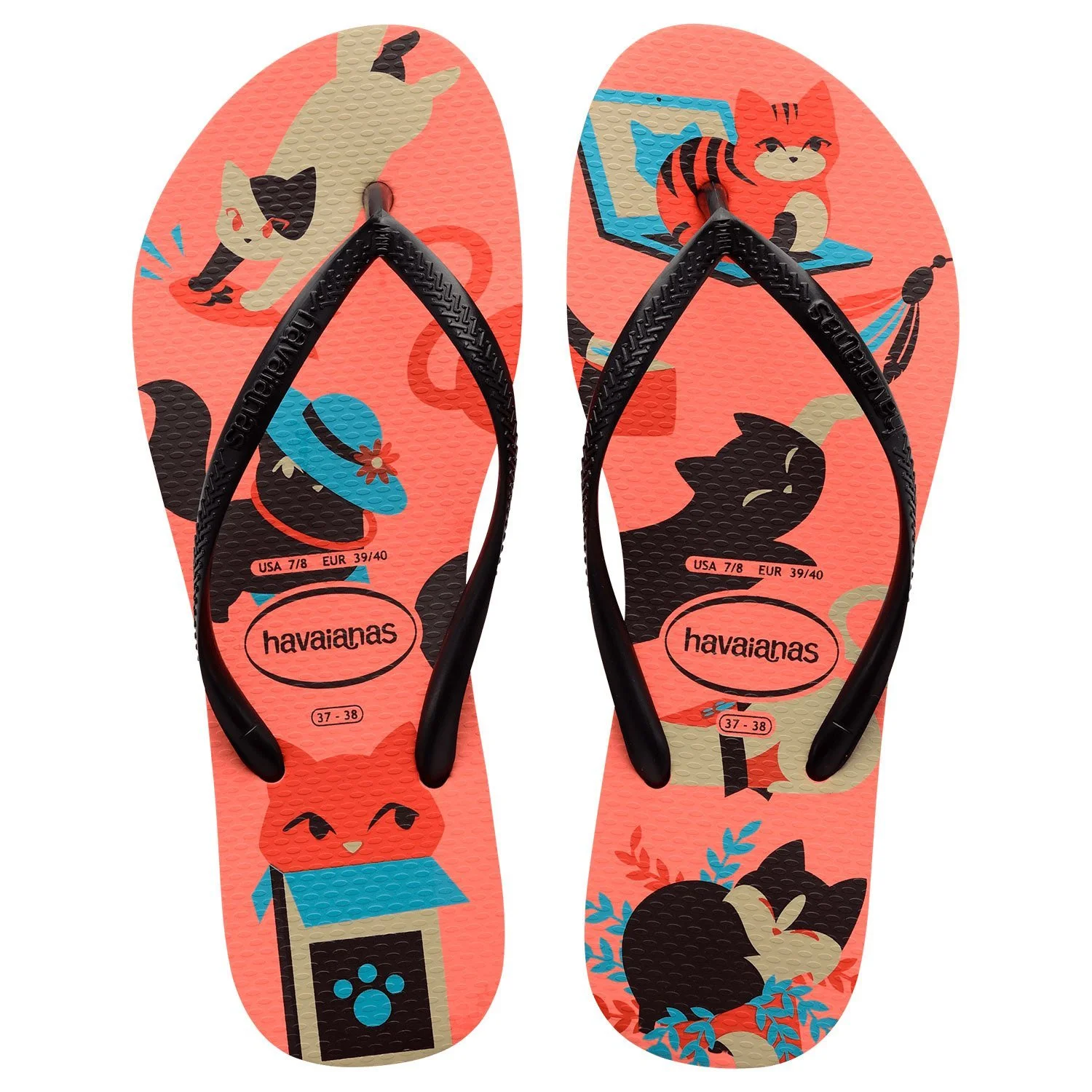 sandalias havaianas slim pets fc, sandalias de caucho