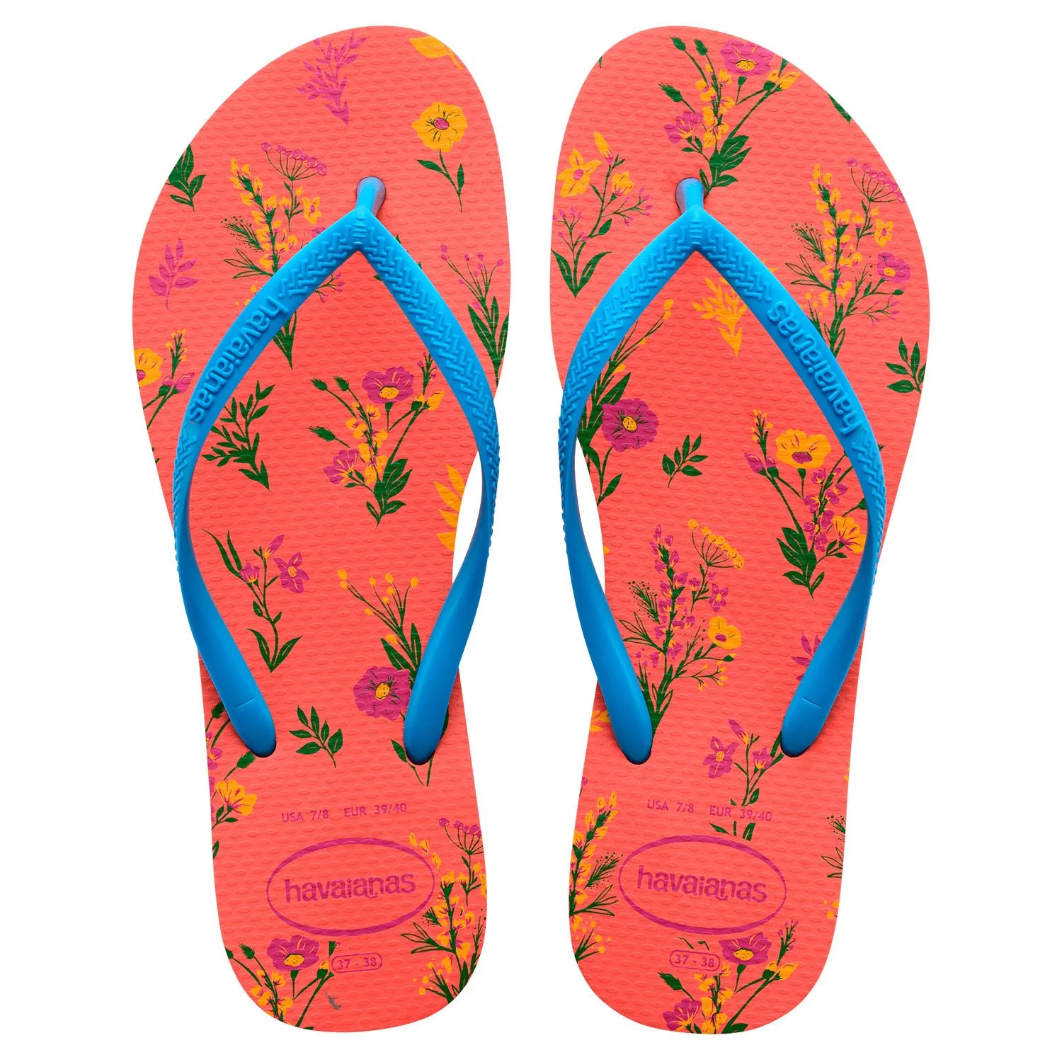 sandalias havaianas slim romance fc, sandalias de caucho