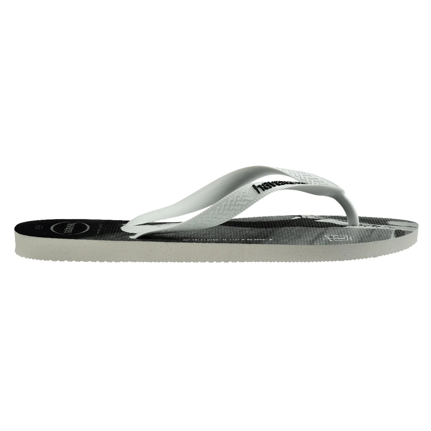 detalle de la suela de las sandalias havaianas