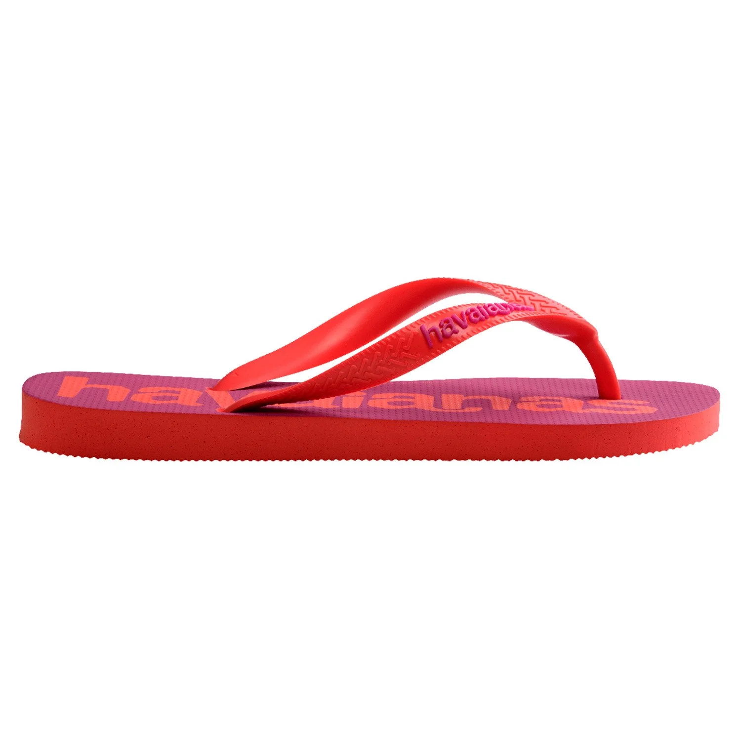 detalle de la suela de las sandalias havaianas top logomania 2 fc
