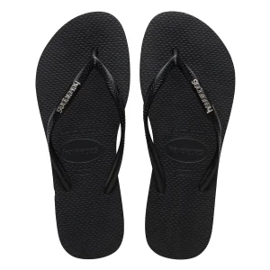 sandalias havaianas slim logo metallic, sandalia de caucho