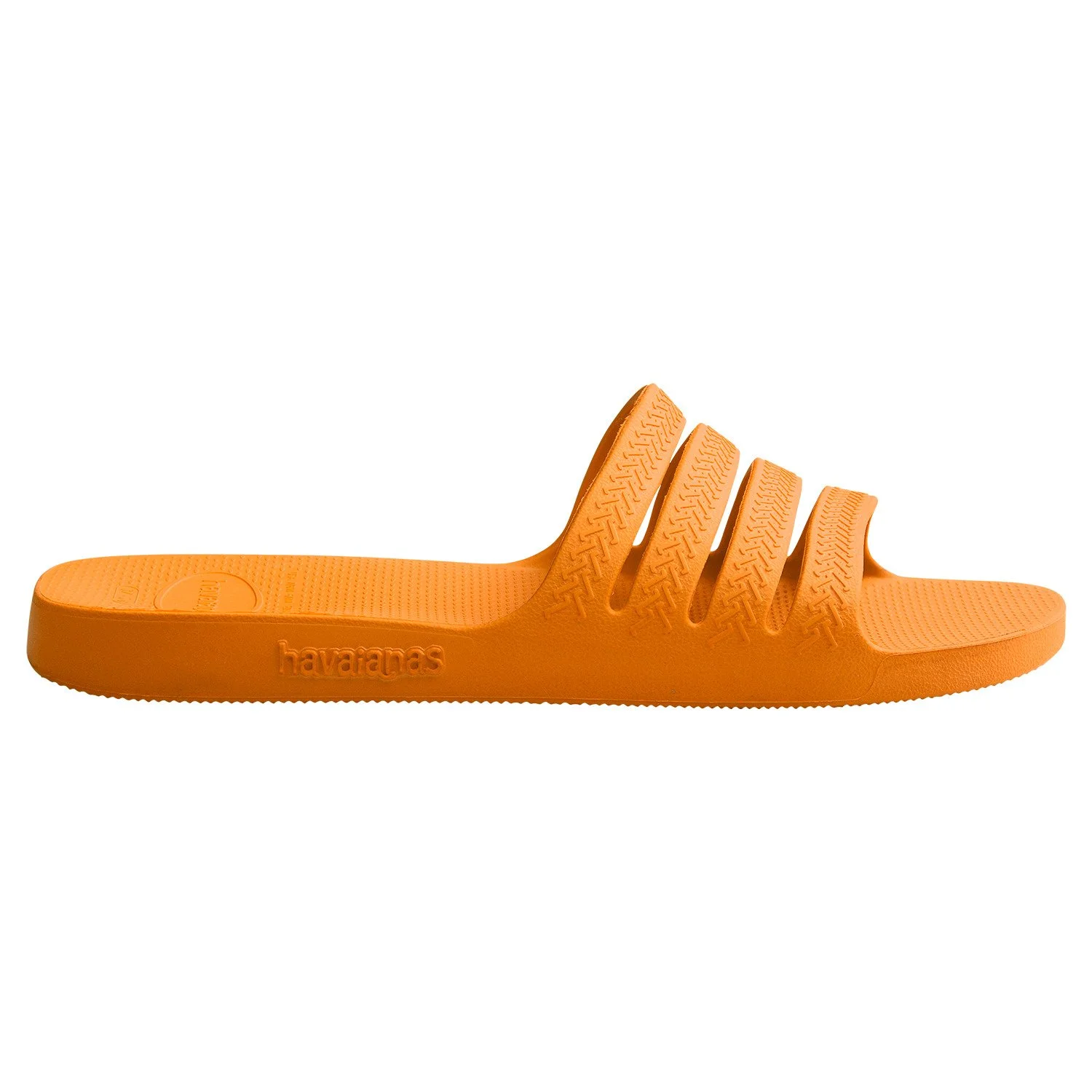detalle de la suela de las sandalias havaianas stradi fc
