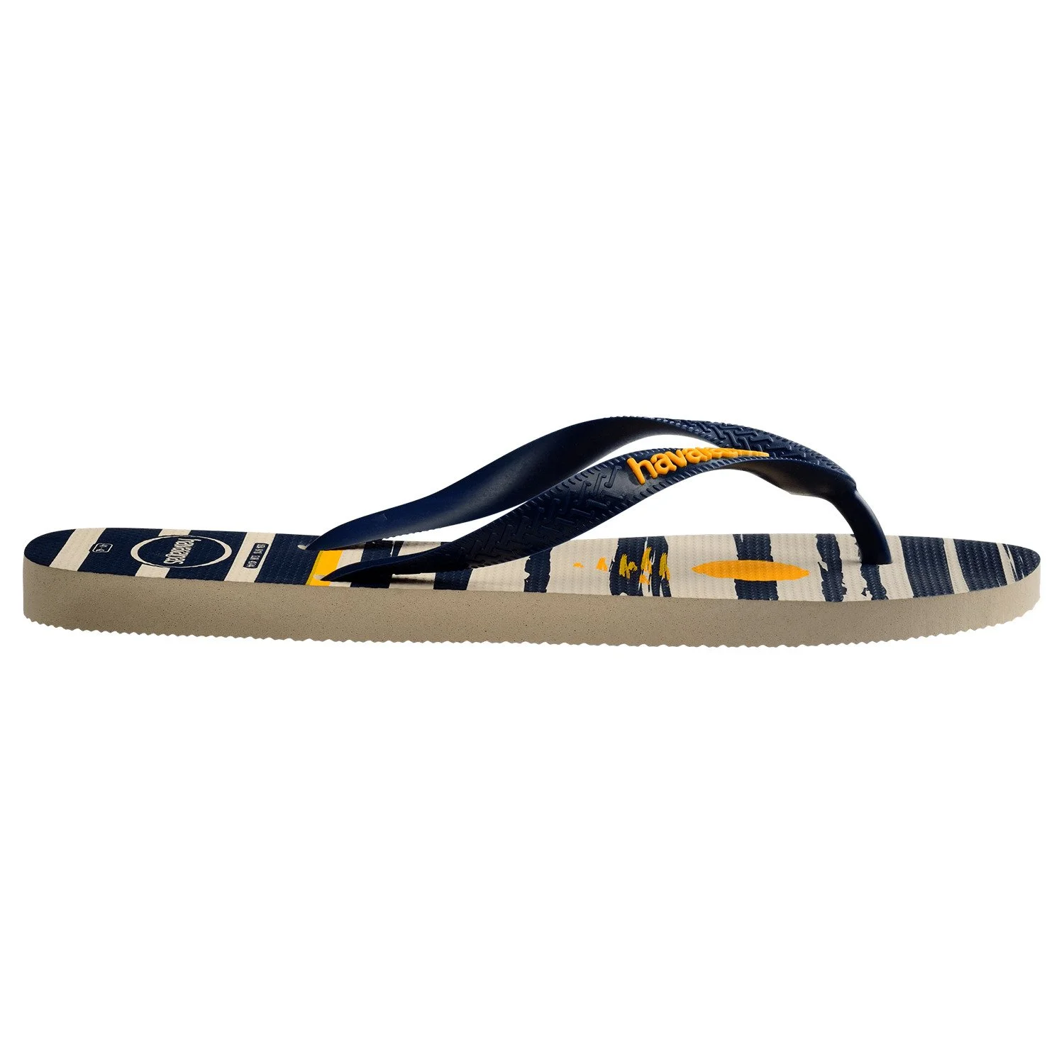 detalle de la suela de las sandalias havaianas top nautical