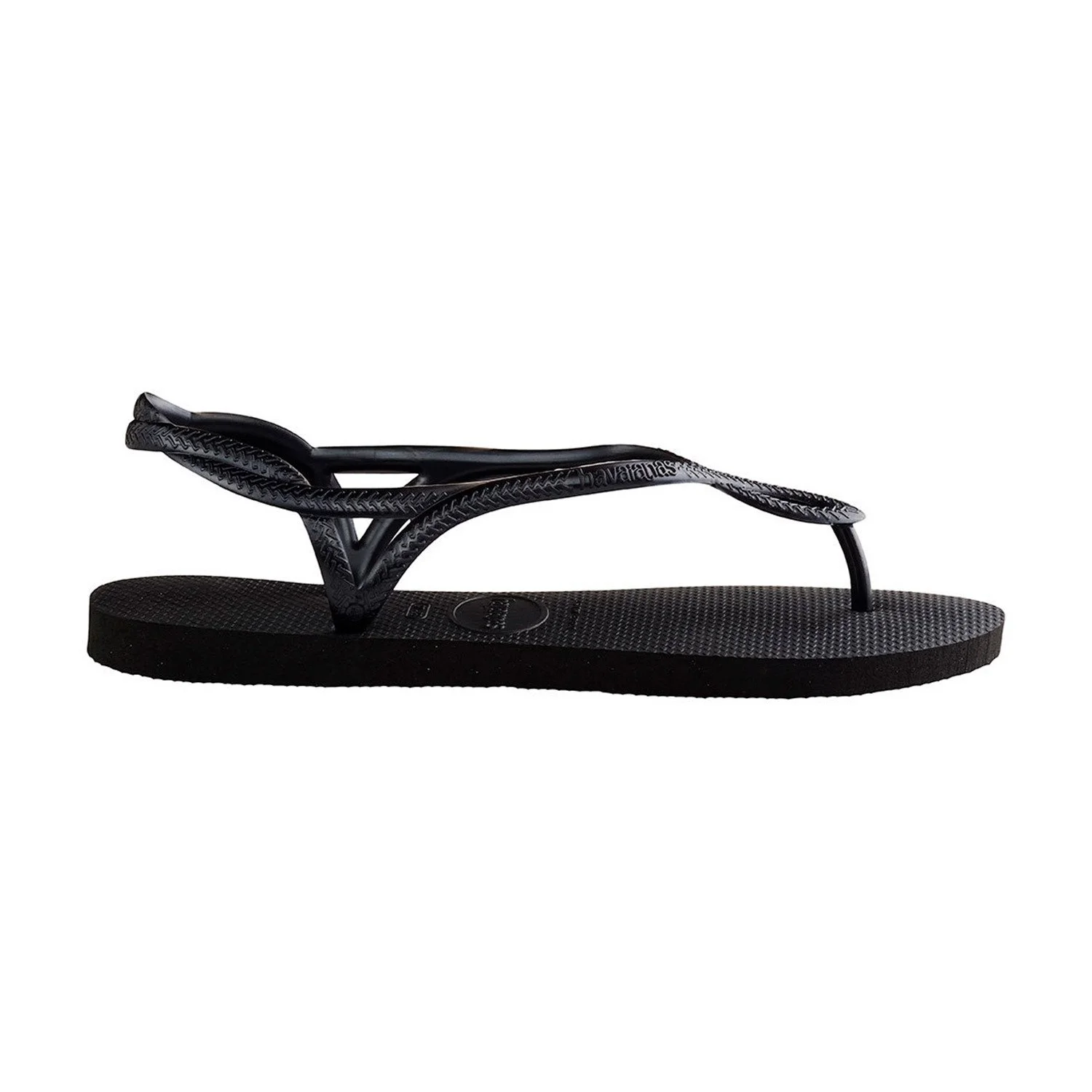 detalle de la suela de las sandalias havaianas luna fc