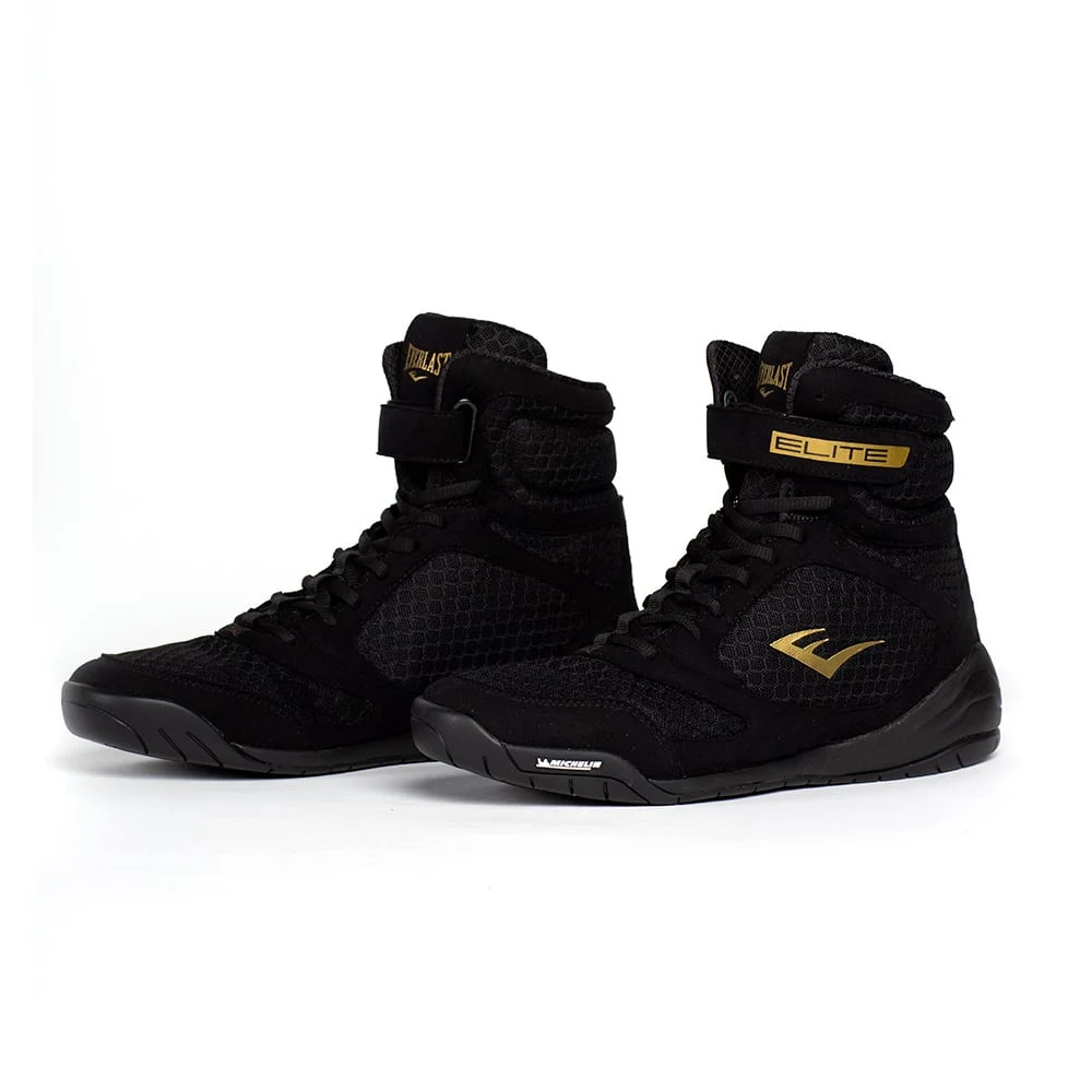 botas de boxeo elite 2 everlast, diseño de parte superior alta