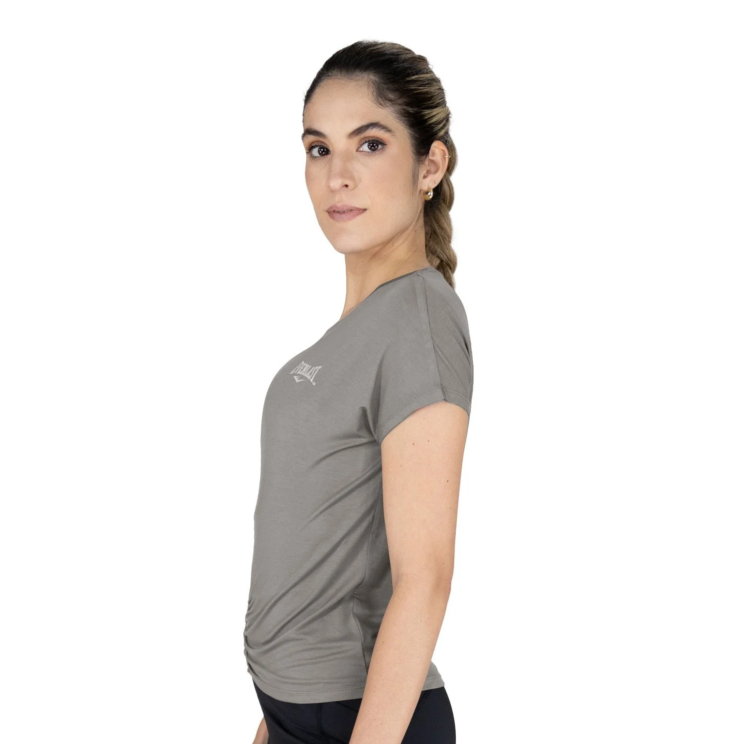 material de poliéster richel y spandex de la t-shirt everlast astrea