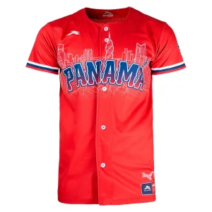 camisa de beisbol runic panama, material transpirable y resistente