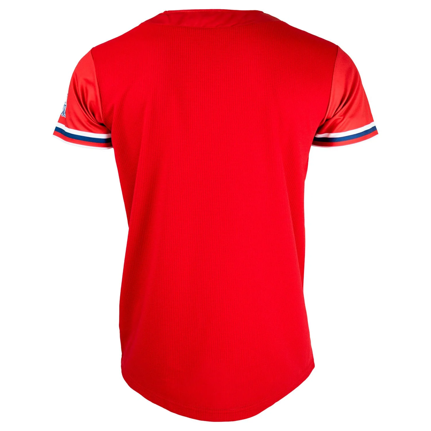 detalle de la camisa de beisbol runic panama, diseño ligero y transpirable