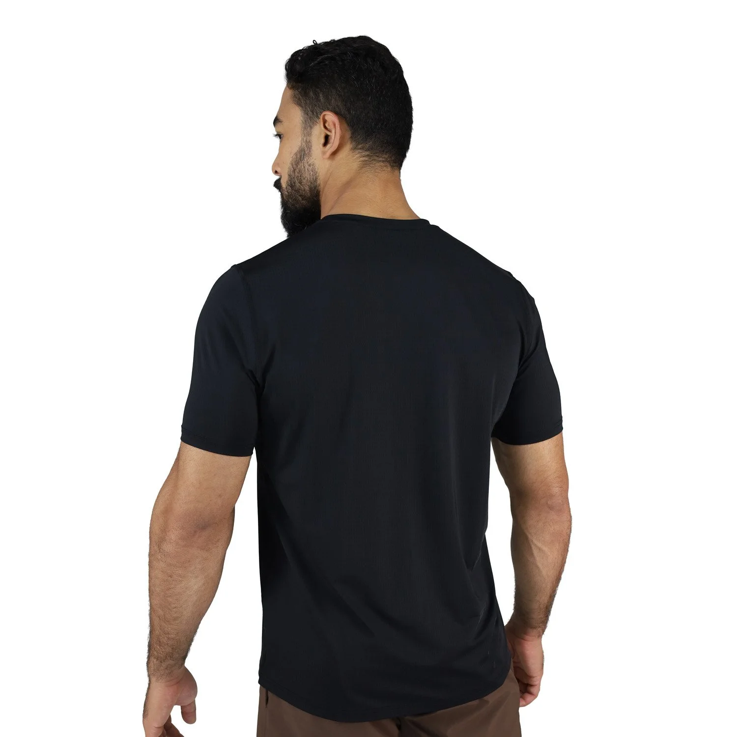 detalle de la costura del t-shirt ronnie everlast deportivo