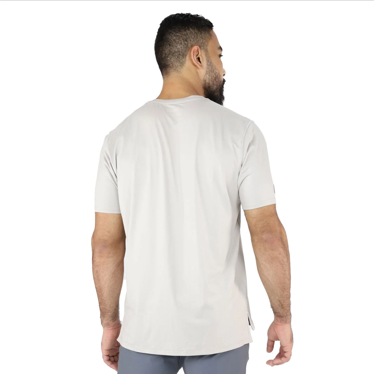 detalle de la tela transpirable del t-shirt e-day deportivo
