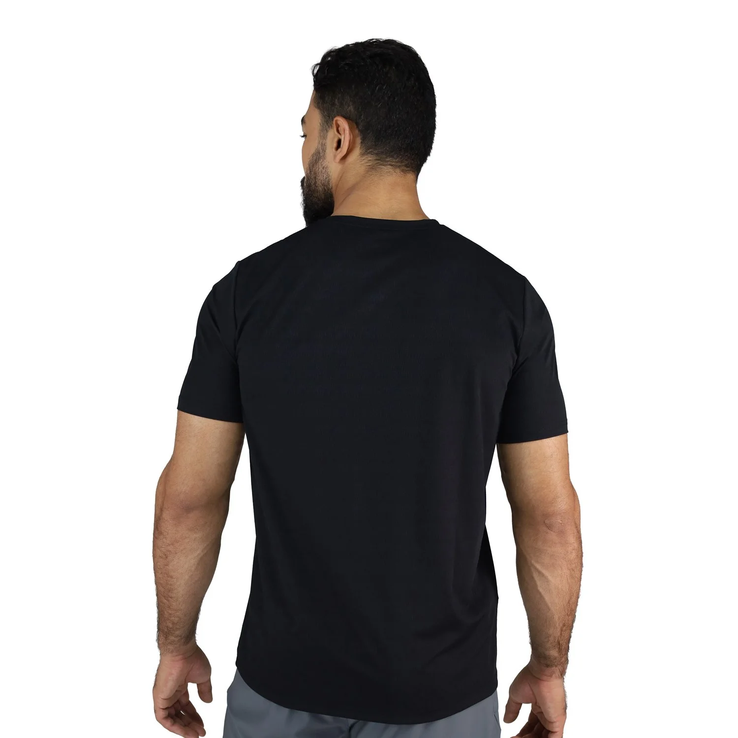 detalle de la tela transpirable del t-shirt everlast square