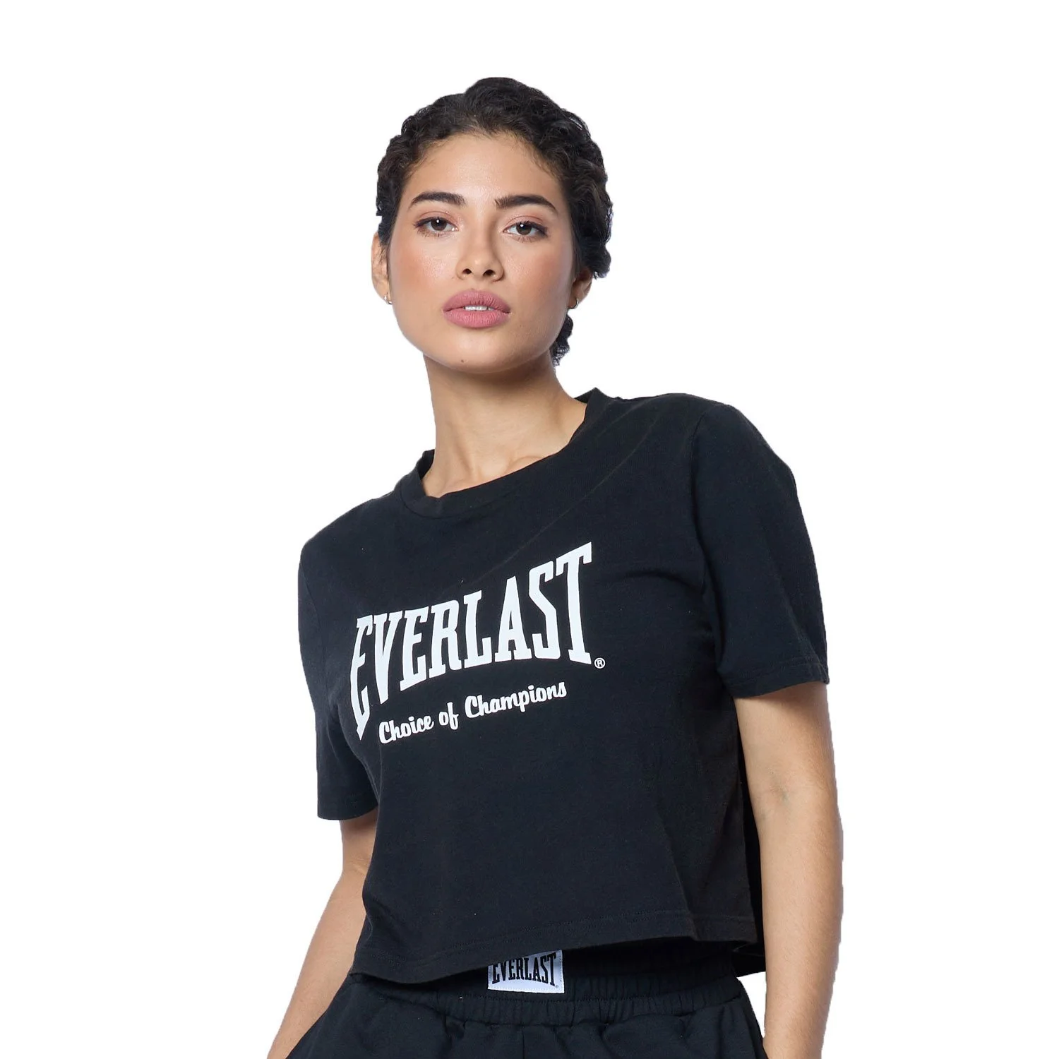crop top everlast champion poliester, prenda deportiva femenina